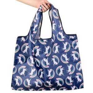 Unicorn and Rainbow Tote Bag